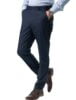 Formal Pant with Expandable Waist for Men. Regular Fit, Flat Front, Premium Lycra Fabric for Office, Party and Casual Wear