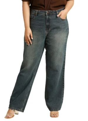 Women's Wide Leg Stretchable Jeans