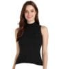 Scissors Womens Tank Top High Neck Cotton Top Stylish Women Top