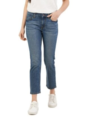 INKD Women's Stretchable Straight Fit Jeans