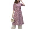 Stylum Women's Floral Print Rayon A-Line Kurta