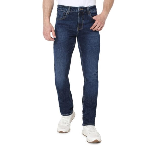 Spykar Men's Rover Regular Fit Mid-Rise Jeans