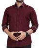 Tee Projekt Shirt for men Cotton Spread Collar Long Sleeve Shirt Suitable for Event Formal Casual
