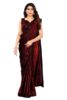 Standard Generic KIRAN SAREE Women's Lycra Floral Saree Embellished Border Work Bollywood Design with Sequence Blouse