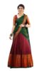 choli, South indian Traditional Unstitched Narayanpet Half Sareee