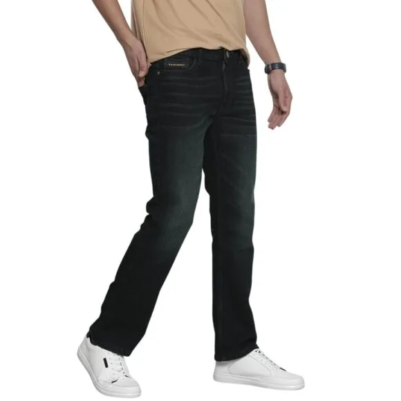 Standard Generic The Indian Garage Co Men Bootcut Light Fade Stretchable Jeans