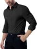 KING Men/Boy's Reguular Fit, Long Sleeve, Solid Color, Spread Collar, Casual, Formal Shirt