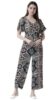 Standard Generic MAYANA Womans Cotton Rayon Hand Block Printed Jumpsuit For Womens And Girls