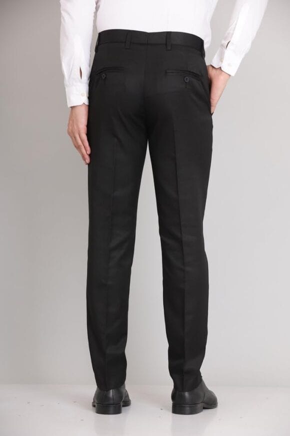 FLUNK Men Regular Fit Formal Trousers | Stylish Pants for Office or Party | Polyester Cotton Blend for Long Life