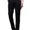Cantabil Solid Non Pleated Regular Fit Mid Rise Formal Trouser for Men | Formal Pants for Men | Formal Wear Regular Fit Trouser for Men (P_MTRF00133_Black)