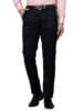 Cantabil Solid Non Pleated Regular Fit Mid Rise Formal Trouser for Men | Formal Pants for Men | Formal Wear Regular Fit Trouser for Men (P_MTRF00133_Black)