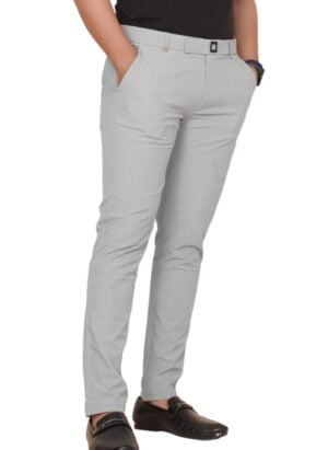 DEKGOLD Slim-Fit Stretchable Lycra Formal Trouser's Men