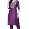 Avayayat Women Rayon Embroidered Silk Blend Straight Kurta With Trousers Set | Women Kurta Sets with Palazzo | Women's Solid Straight Kurta with Palazzos | Ethnic Co-Ord Set