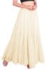 Loose Fit Solid Colour Georgette Flared Sharara Palazzo for Women