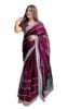 Womens Pure Soft Zimmy Choo Silk Sarees with Amazing 3mm Sequence work with Work Border and Paired with Zimmy Chhoo Fabric Embroidery Work Blouse