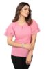 Standard Generic DOT POT FASHION new Womens Elegant Georgette Top with Flared Bell Sleeves - Casual or Office Wear || tops || tunics || shirts