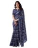 Standard Generic SIRIL Women's Tassel & Printed Cotton Saree with Blouse
