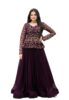 Soft Georgette Embroidered Semi-Stiched Embroidered Lehenga Choli Set