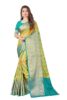 SWORNOF Women's kanjivaram banarasi silk saree for festival Wedding silk with rich pallu Design sarees for women with Unstitched blouse piece