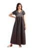 Nighty for Women — Printed Stylish Night Gown, Comfortable Sleepwear Long Nightwear, Maxi