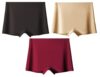 Standard Generic LOURYN KOULYN® Women's Ice Silk Seamless Boyshort Panty, Free Size (Pack of 3 Panty)