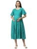Maternity Dress for Women | Anarkali Feeding Kurti Gown for Mothers with Nursing Zippers for Breastfeeding in Cotton Viscose | Pregnancy Gifts
