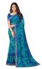 SIRIL Women's Lace & Printed Chiffon Saree with Blouse