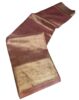 EMPORIUM Pure Banarasi Sarees With Blouse Piece, Zari Tissue Crush Fabric, For Wedding, Party, Family Function, Saree-5.5M, Blouse-90CM