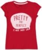 Max Girl's Pure Cotton Typographic Print Regular Fit T-Shirt