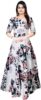 Printed Gown Kurta Rayon Printed Maxi Long Gown Multicolor Dress