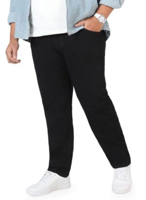 Urbano Plus Men's Regular Fit Washed Jeans Stretchable