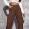 Shubh Fashion Women's Six Pocket Cargo Baggy Denim Jeans