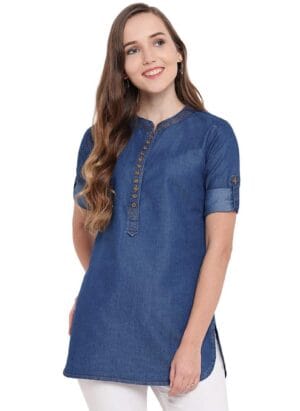 Amazing Collection Denim Kurta Casual Stylish