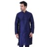 Standard Generic JEXI Silk Plain Long Solid Color Ethnic Wear Tradinational Kurta for Men Mandrin Collor Full Sleeve Knne Length Kurta Only