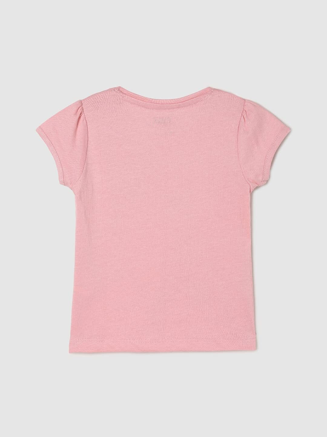 Pure Cotton Graphic Printed Knit Regular Fit T-Shirt - Image 3
