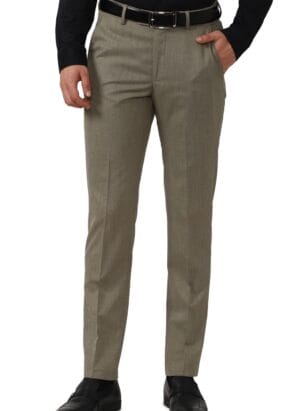 Peter England Men's Slim Pants
