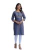 MF Hayat Women Ladies Rayon Embroidery Casul Straight Long Kurta Kurti
