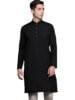 Standard Generic Manyavar Plain Half Placket Kurta for Men (Kurta Only)