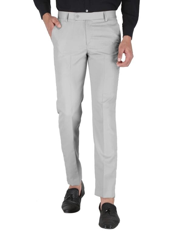 UpToDate Fashion Mens Slim Regular Fit Formal Trouser Formal Pant for Men