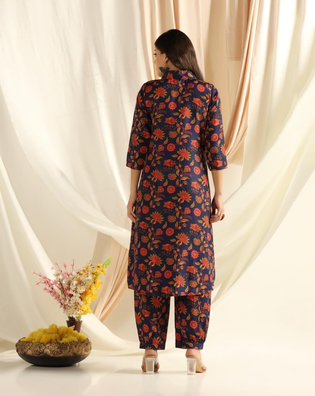 Leriya Fashion Ethnic Co Ord Set for Women || Rayon Kurta Pant Set || Office Wear Kurta Set for Women || Casual Kurti Set || Simple Kurta Set for Women || Co Ord Kurta Set for Women - Image 2