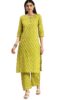 Women Kurta MEERA FAB Women's Cotton Printed Floral Straight Kurta With Palazzo