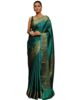 Standard Generic SAMAH Women's Banarasi Jacquard Kanjivaram Silk Saree with Unstitched Blouse Piece