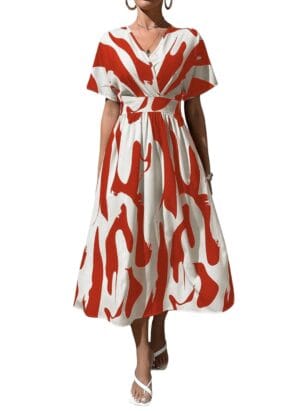 Leriya Fashion Midi Dress for Women | One Piece Dress for Women | Beach Dress for Women