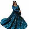 LAZZLY Women's Stylish Georgette Ankle Length Full Flared Anarkali Kurta