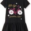 T2F Girls Printed Regular Casual Dress
