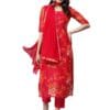GoSriKi Women's Kurta with Pant & Dupatta