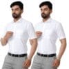 Cotton White Shirt Combo