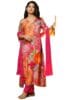 Women's Viscose Cotton Straight Printed 3Pc Kurta Set