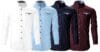 Macsivo Men Cotton Blend Shirt for Men | Spread Collar | Casual | Plain | Formal | Full Sleeve | Summer | Regular Fit - (Combo Pack of 4)