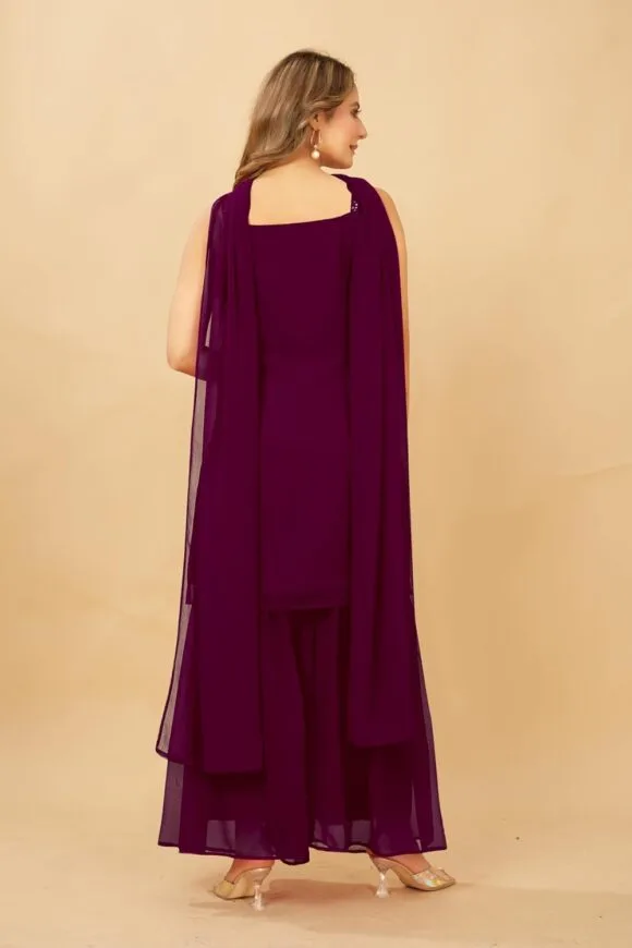 Kurti Sharara with Dupatta Set - Image 2